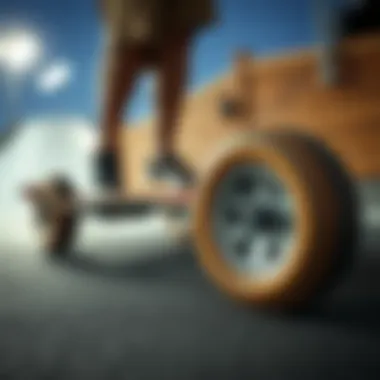 Performance Comparison: 75A Wheels versus Harder Options Visual comparison of 75A and harder wheel options for terrain performance