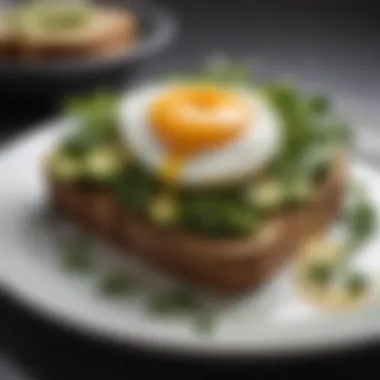 Avocado Toast with Poached Egg and Microgreens