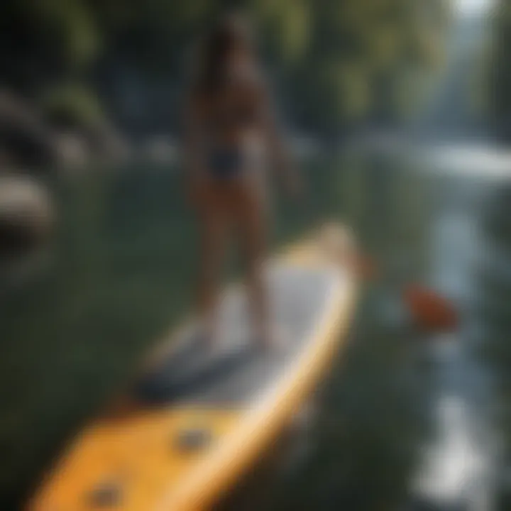 Paddleboard with innovative technology for beginners