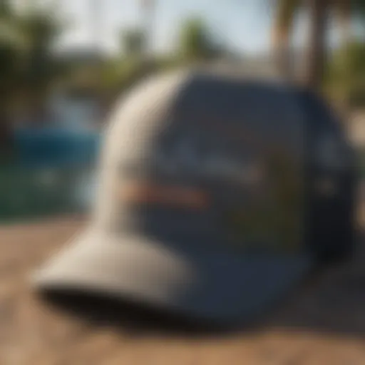 Close-up of the Billabong Aloha Forever Trucker Hat showcasing its unique design.