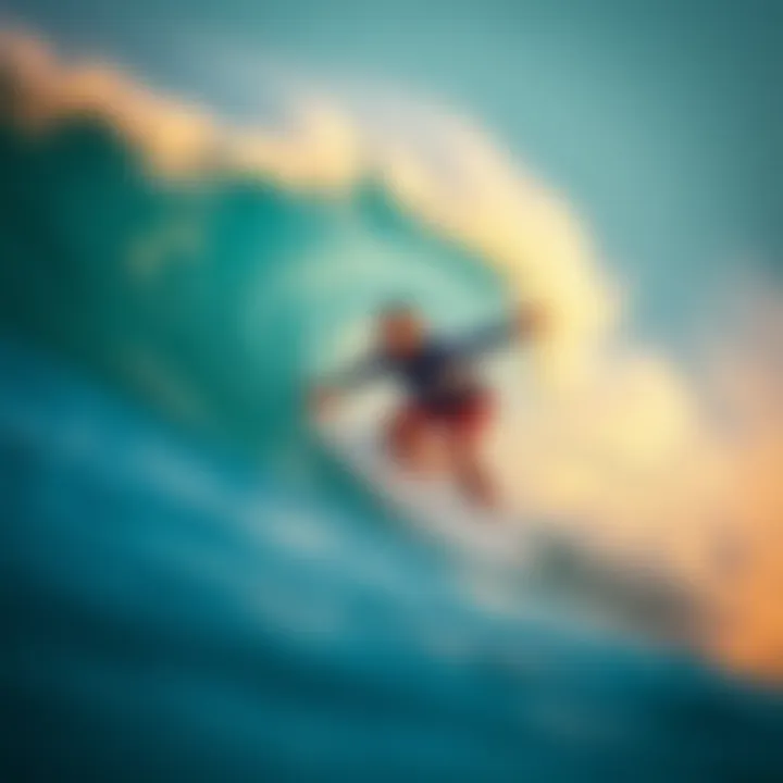 Surfer wearing the Billabong Furnace in action on a wave