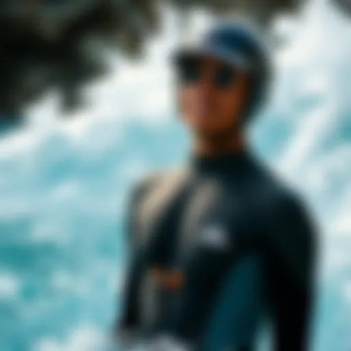 The sleek design of the Billabong Furnace wetsuit showcasing its advanced materials