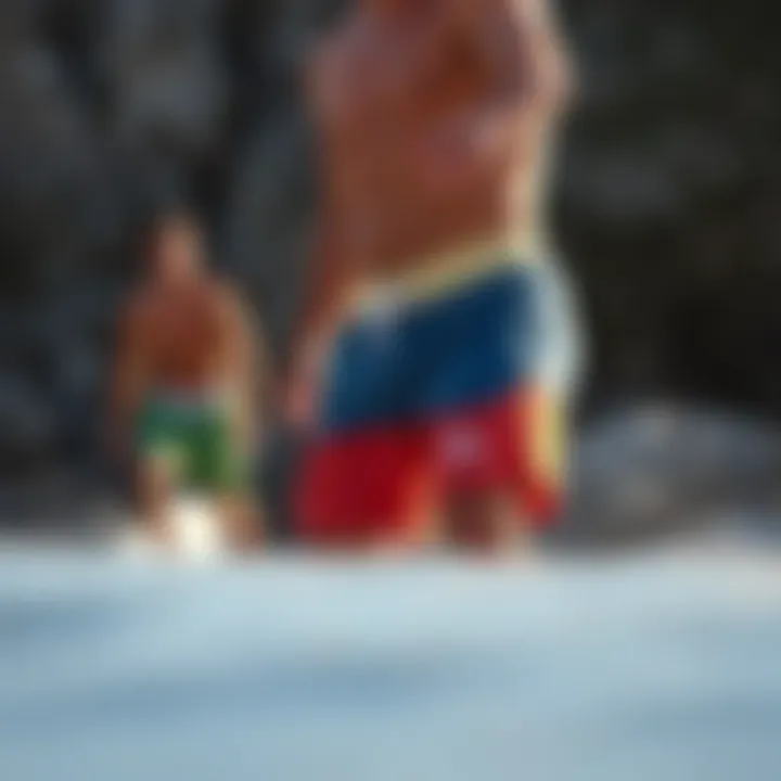 Comparison chart of surf shorts in the market