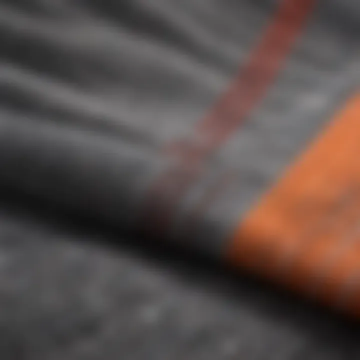 Close-up view of the innovative fabric used in Billabong T Street Airlite Boardshorts