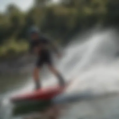 2020 Cabrinha Switchblade in action during a kiting session on the water