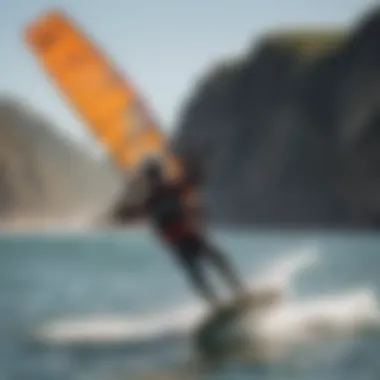 Vibrant kiteboarding scene at Calikites bays