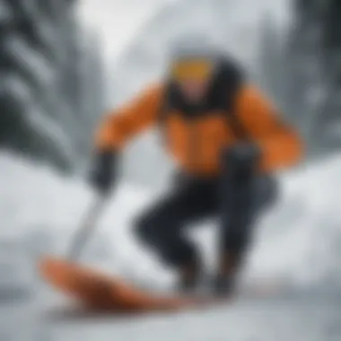 Candide Thovex carving through the snow