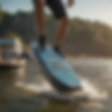 An array of wakeboards showcasing different sizes and shapes.
