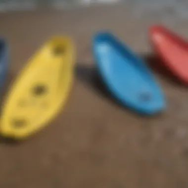 Comparison chart of different brands of bodyboarding fins.