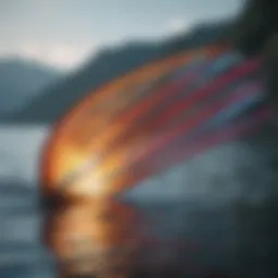 An array of wing foils showcasing various designs and sizes