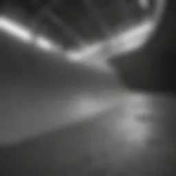 Halfpipe blueprint design on paper