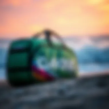 Vibrant Dakine Board Bag Design Dakine board bag showcasing vibrant design