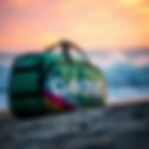 Vibrant Dakine Board Bag Design Dakine board bag showcasing vibrant design