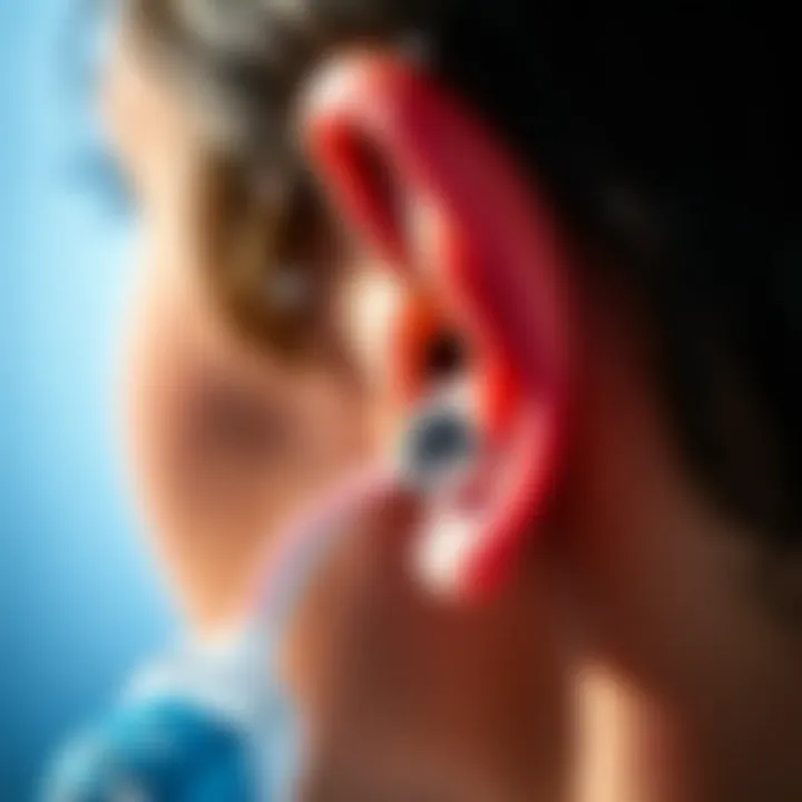 Symptoms of Water Trapped in Ear Illustration of symptoms indicating trapped water in ear