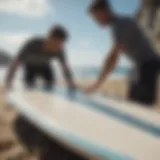 Repairing a Surfboard Ding