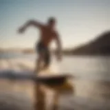 Exhilarating Skim Boarding Technique