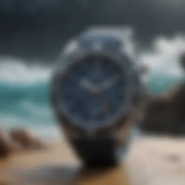 Elegant Timepiece with Ocean-inspired Design