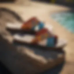 Stylish design of Billabong sandals showcasing vibrant colors and patterns