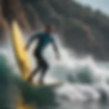 Experiencing Wave Riding with Air Surfboards Riding the waves with an air surfboard