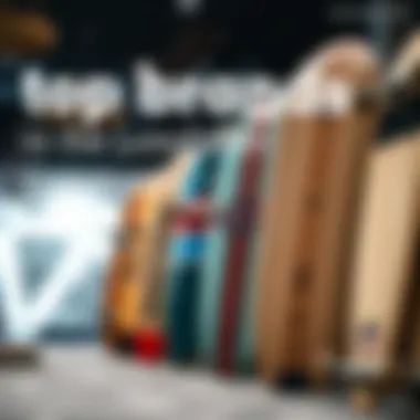 Visual representation of popular longboard brands