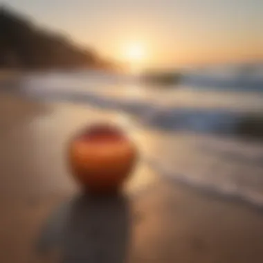 A breathtaking view of Malibu Beach at sunset