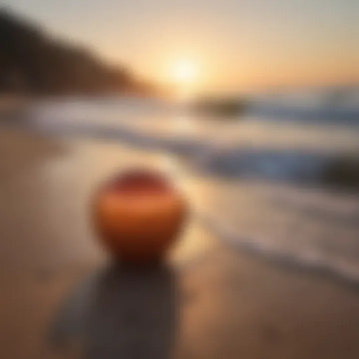 A breathtaking view of Malibu Beach at sunset