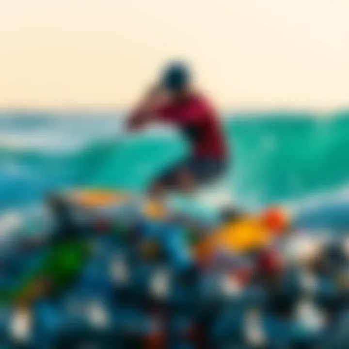 Global Plastic Production and Its Challenges Visual representation of global plastic production and waste management