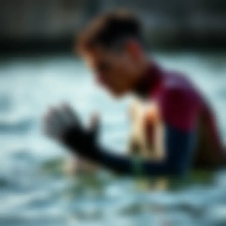 Performance Benefits of O'Neill Wetsuits Athlete demonstrating the performance benefits of an O'Neill wetsuit in water