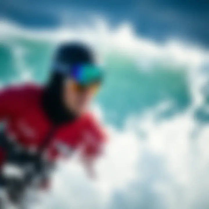 Durability of Rip Curl Cordura in Action Rip Curl Cordura showcasing durability in watersports gear