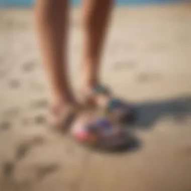 A selection of Sandpiper Rainbow Sandals highlighting different colors and styles