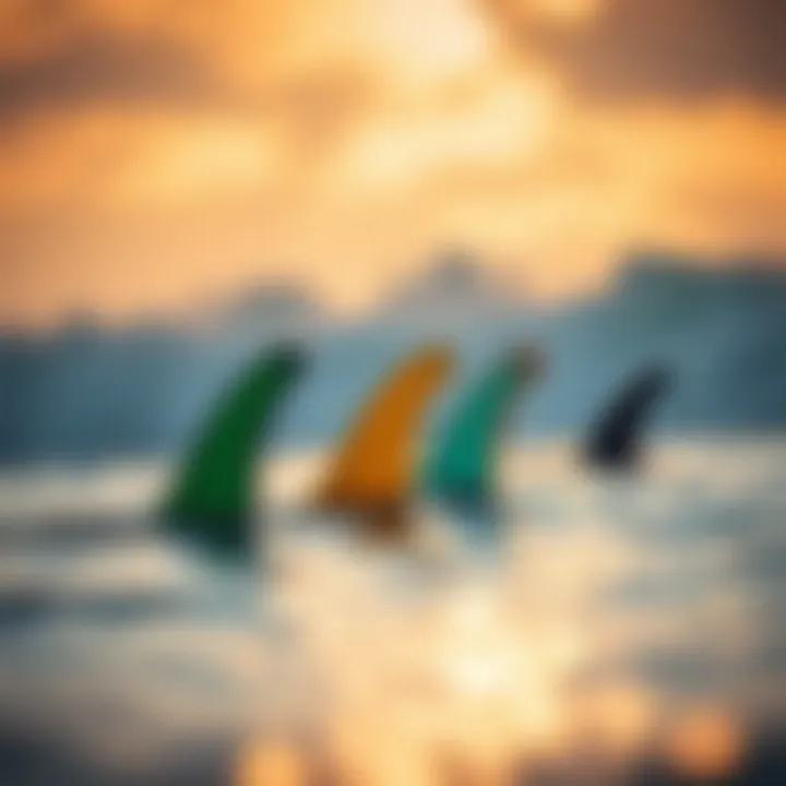 Fin setups for optimizing surf performance