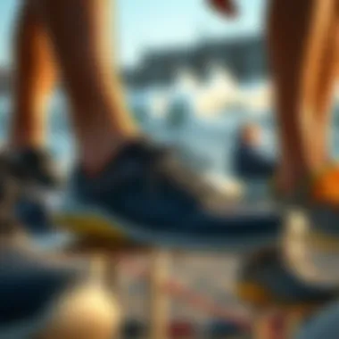 Diverse Styles of Surf Later Shoes Diverse styles of Surf Later shoes displayed