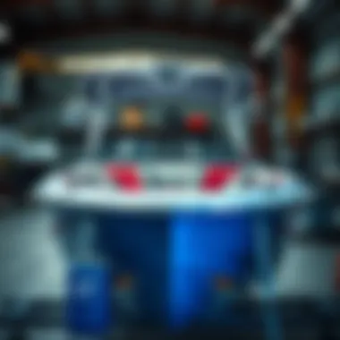 Essential Wake Boat Maintenance Maintenance checks being performed on a wake boat