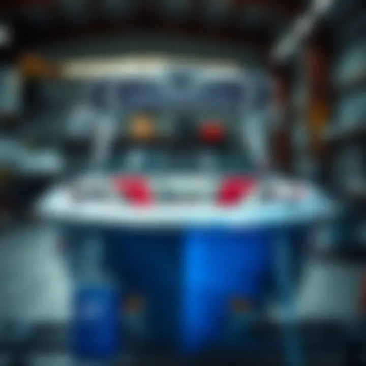 Essential Wake Boat Maintenance Maintenance checks being performed on a wake boat