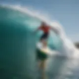 Gerry Lopez surfing on a pristine wave