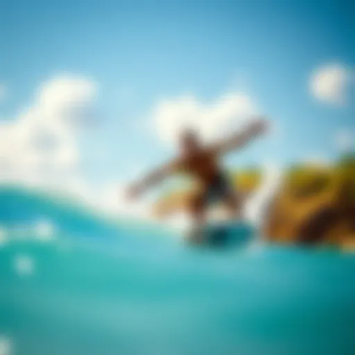 Lakai Koston in Action Dynamic Lakai Koston watersport performance