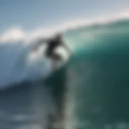 A high-resolution surf camera capturing a wave