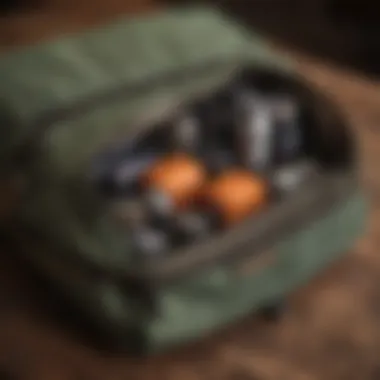 Interior view of the Patagonia Dopp Kit highlighting organizational compartments