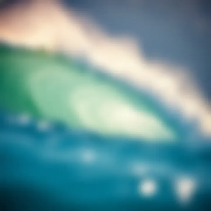 Visual representation of surf conditions and forecasts