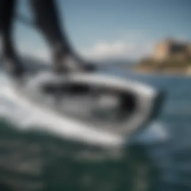 Innovative Propulsion Mechanism Close-up of the innovative propulsion mechanism of a wake foil