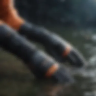 Infographic highlighting benefits of neoprene mittens in various water activities