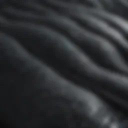 Close-up of textured neoprene material showcasing flexibility and durability