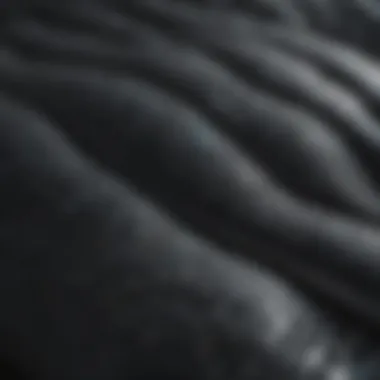 Close-up of textured neoprene material showcasing flexibility and durability