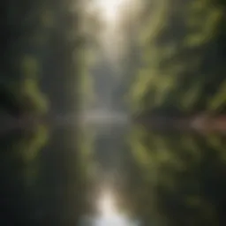 Serene nature reflection