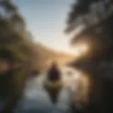 A serene morning view of Kitty Hawk waters ideal for kayaking