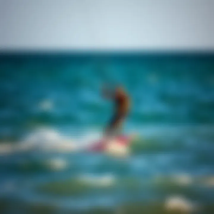 Mastering Wing Surf Techniques An expert demonstrating wing surf techniques on the water