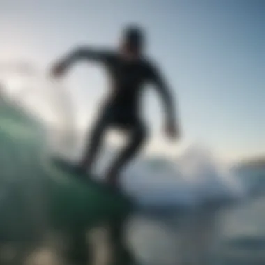 Graceful Wakeboard Rider Carving Through Crystal Clear Waters