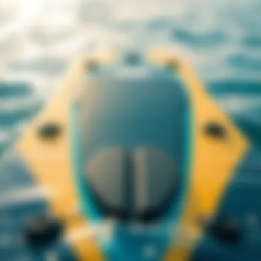 Innovative Design Elements of Inflatable Body Boards Close-up of the design features of an inflatable body board