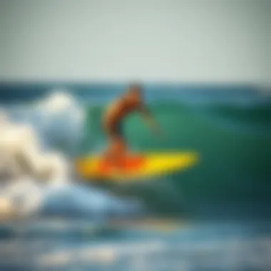 Experience the Thrill of Inflatable Body Boarding Inflatable body board in action on a wave