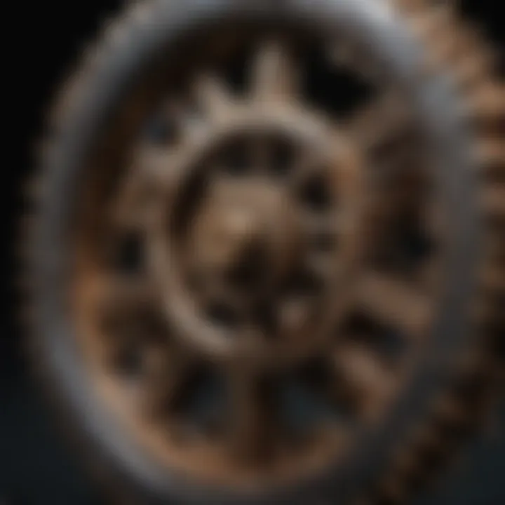 Epoxy-transformed antique gears